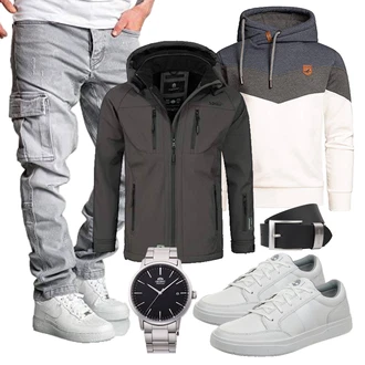 Basic Outfit mit Grau Unkategorisiert Timberland "Herbstlicher Look"