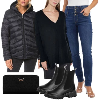 Outfit sa Jakna ROXY "Jesenski outfiti"