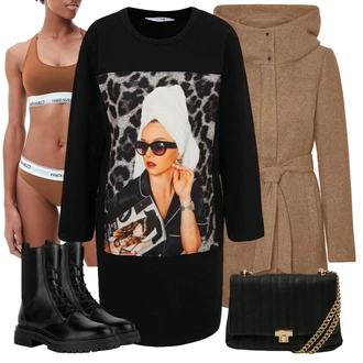 Outfit sa Bijela Čizmica Geox "Jesenski outfiti"