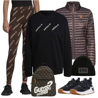 Outfit sa Bijela Under Armour "Jesenski outfiti"