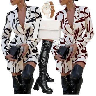 Wedding guest outfits sa Pastelne boje Čizma s patentnim zatvaračem/Čizma Iznad Koljena fenzy, Pastelne boje Torba za nošenje fenzy "Jesenski outfiti"