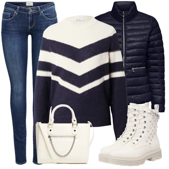 Outfit sa Crna Traper Jakna Only "Jesenski outfiti"