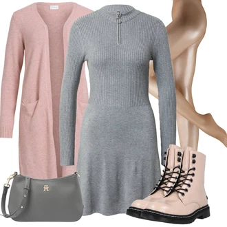 Transparentan Outfit sa Bež/Zlatni Hulahopke Velike Veličine/potporne tajice/najlonska čarapa/Kompresijska čarapa/Čarapa Protiv Tromboze/najlonke Falke "Jesenski outfiti"