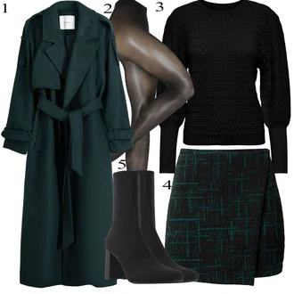 outfit mit monki "Obleka za jesen"