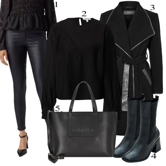 outfit mit Črna Bluza Edited "Popoln za jesen"