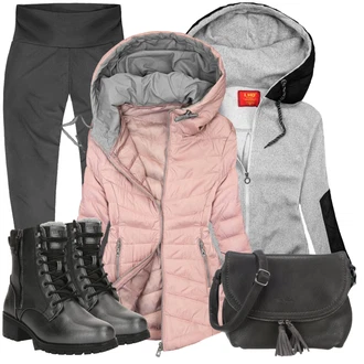 Lehké Outfit s Černá Kozačka Šněrovací Kotníková Bota/Kotníková Bota s Podšívkou/Nepromokavá Kozačka/Kozačka se zipem/Zimní kotníková bota/Motorkářská Bota/Bojová Bota/Motorkářská bota Mustang "Podzimní outfit na volný čas"