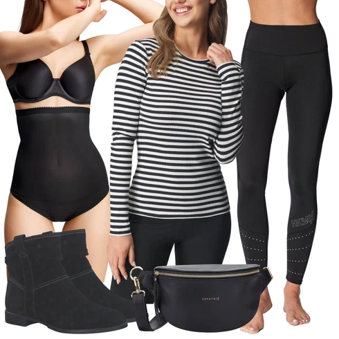 Kombinace Zelená/Bílá/Černá/Oranžová Legíny Sportovní Legína/Legíny s Vysokým Pasem/Pletený Legín/Tregíny/Formovaná Legína/Běžecká Kalhoty/Legíny na Jógu/Legíny s Podšívkou/Legíny s Rozparkem/Legíny do Posilovny HUNKEMÖLLER