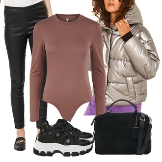 Lesk Outfit s Legíny Vila "Outfit na podzim"
