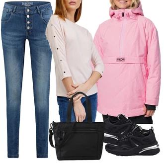 Outfit s Černá Replay "Outfit na podzim"