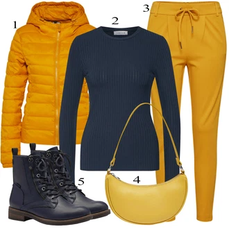 Yellow Outfits "Obleka za jesen"