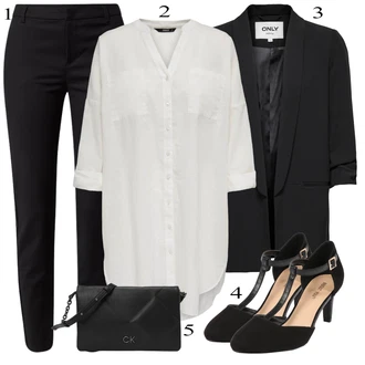 Outits with suit pants "Oblačila za jesen"