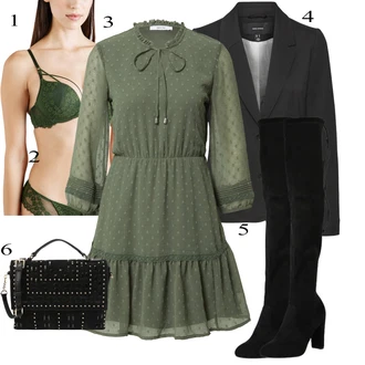 Praznične Outfiti "Obleka za jesen"