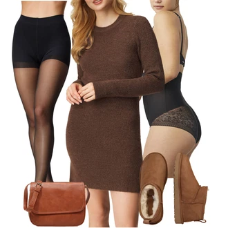 Outfit s Černá/Růžová Sada kalhotek podprsenky/Formující Kalhotky/Slip S Nízkým Pasem/Shapewear klouž/Síťovaný body/Tvarující tělo "Podzimní Look"