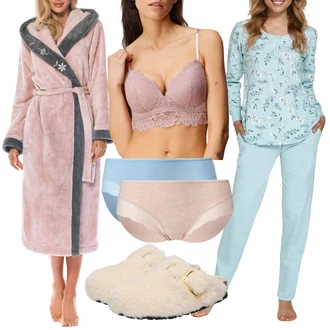 Outfit s Světle modrá/Modrá/Růžová Klasické kalhotky/Formující Kalhotky/Slip S Nízkým Pasem/Spodní kalhotky/Multibaleno "Podzimní Look"