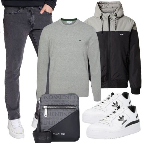Elegant Hellgrau/Dunkelgrau/Grau/Dunkelblau Unkategorisiert/Hose Große Größe levi's ® kombinierenLook: Uni, Schlichte, Classic, Oversize, Elegant, 50er Jahre, 70er, Vintage