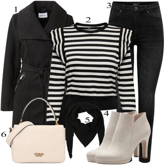 Squash outfit mit Črna About You "Zimska oblačila"Look: Jahanje, Delovni, Squash, Hoja