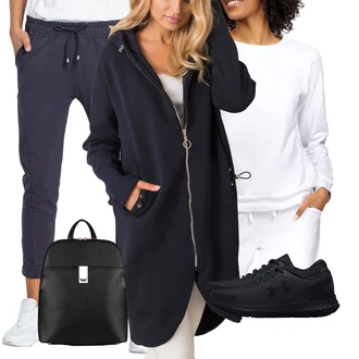 Zima Outfit s Modrá/Černá/Šedá/Červená Pohodlná Bota/Zdravotní bota/Šněrovací bota/Nízká Teniska/Úzká Teniska/Teniska s dírkovaným vzorem/Letní Tenisky/Bota Na Pěší Turistiku Under Armour "Podzimní outfit na volný čas"