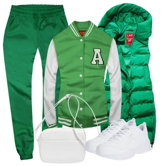 Cilia Outfit s Bílá/Krémová Tréninková bota/Gymnastická bota/Běžecká bota/Tenisová bota/Bota na fitness Puma "Sportovní podzimní outfit"