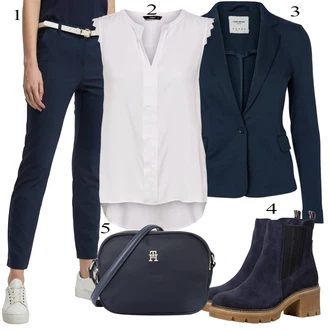 Outits with suit pants "Obleka za jesen"