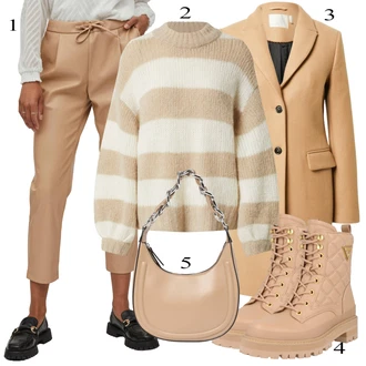 outfit mit Bež Topshop "Obleka za jesen"