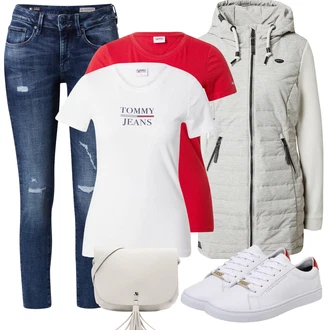 Outfit s Modrá/Tmavě modrá Kožená bunda/Kotníková Bota/Capri Džíny/Zkrácené Džíny/Džíny s Rozparkem/Džíny s Dírou/Džíny s Nízkým Sedem/Kožené bundy/Zimní bunda G-Star Raw "Trendový podzimní outfit"