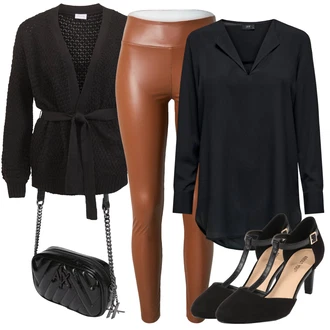 Outfit s Černá Armani Exchange "Trendový podzimní outfit"
