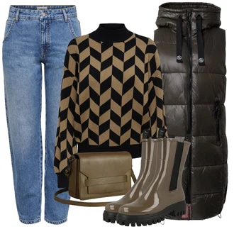 Outfit s Modrá/Světle Modrá Mom Jean/Boyfriend Džínové kalhoty/High Waist Džínové Kalhoty/Dad Džíny/Formální Košile/Baggy Džíny/Girlfriend Džíny/Zužující se Džíny/Vintage džíny/Džíny Volného Střihu Only "Trendový podzimní outfit"