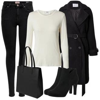 Outfit s Černá Pouzdro/Collier/Sportovní doplněk About You "Trendový podzimní outfit"