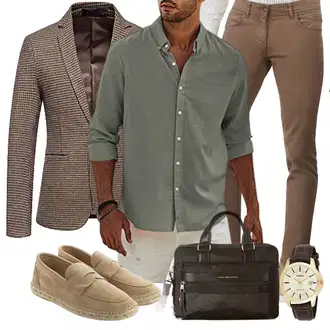 Mit Bauch Outfit mit Grau Generic "Büro Outfit"