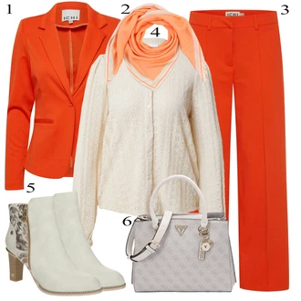 outfit mit Ichi, Rjava Ichi "Obleka poleti"