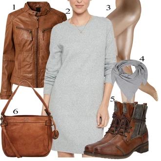 Zimske Outfiti mit Siva Zwillingsherz "Zimski outfit"