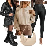 Kožni Sakoi Outfiti image