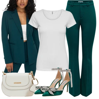 S Mašlí Outfit s Tmavě zelená/Tyrkysový/Zelená Vintage Lodička/Boty Mary Jane/Bota Na Podpatku/Přezková bota/Elegantní Bota/Lodička S Páskem/Textilní bota/Sandál s podpatkem/Svatební bota/Svatební Bota Steve Madden "Elegantní zimní outfit"