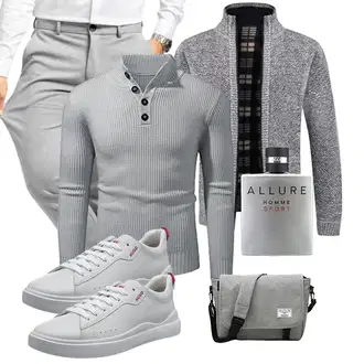 Oktoberfest Outfits Coole mit Grau/Hellgrau Performance Pants, Grau/Dunkelblau/Hellgrau/Dunkelgrau Trachtenhemd/Trachtenjacke Pinkpum "Freizeit Outfiit"Look: Business, Stil, Smart Casual, Coole, Unisex, Büro, Nahtlos, Casual, Schön, Classic, Goa, Trachten, Outdoor, Zuhause, GoGo, Western, Uni, Moderne, Preppy
