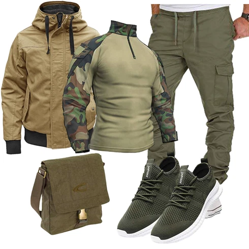 Grün Accessoire/Tasche Camel Active kombinieren