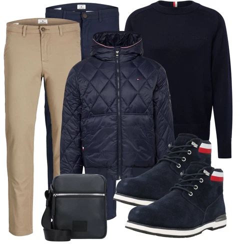 Khaki/Beige Twill Hose/Musselin Hose/Anzughose/Business Hose/Boyfriend Hose Jack & Jones kombinieren