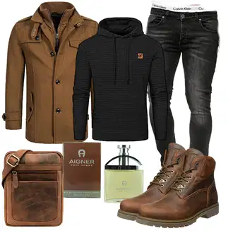 Party Outfits mit Schwarz/Dunkelgrau/Braun Kapuzenpullover/Hoodie/Ausgefallener Hoodie/Unisex Hoodie/Kapuzenpullover/Sport Hoodie/Strick Hoodie YuKaiChen "Freizeit Outfit"