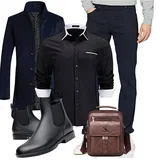 Lange Wintermäntel mit Kapuze Outfits image