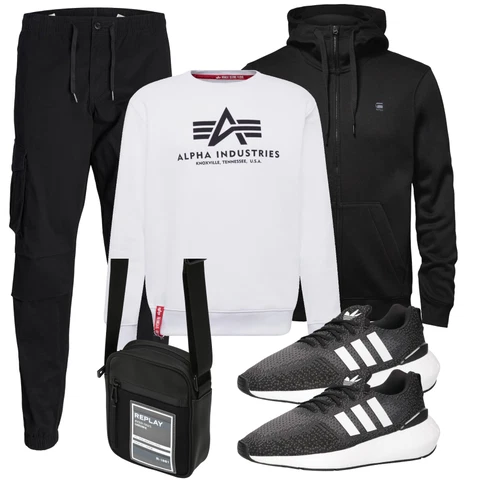 Flache Schwarz/Hellgrau/Dunkelgrau/Grau/Weiß Schnürschuh/Sneaker Low/Schuh Ohne Schnürsenkel/Schmaler Sneaker/Sommer Sneaker Adidas Originals kombinieren
