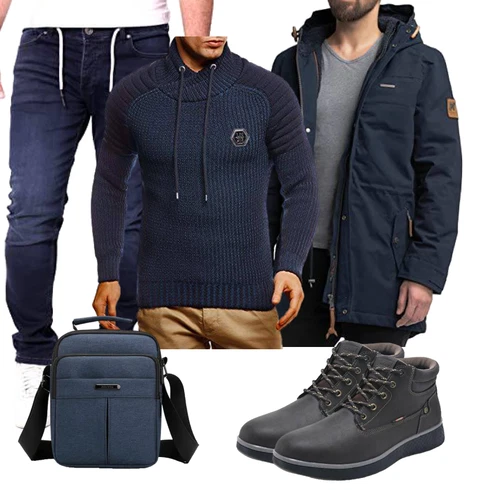 Cord Blau/Dunkelblau/Hellblau OutdoorJacke/RipstopJacke/Winter Parka/CargoJacke/KapuzenJacke/Parka-übergangsJacke/WachsJacke/FunktionsJacke Navahoo kombinieren