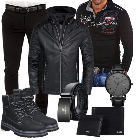 Lack Schwarz Winter Stiefel Tom Tailor kombinieren