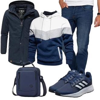 Winter Outfits Feine mit Blau/Schwarz Unkategorisiert SPAHER "Freizeit Outfit"Look: Empire, Uni, Dad, Metal, Boyfriend, Indoor, Feine, Rap