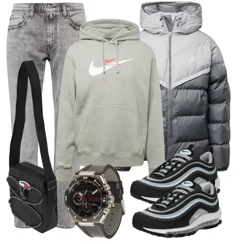 Grau/Dunkelgrau Uhr Smartwatch/ArmbandUhr/Uhrwerkzeug Hugo kombinieren mit Grau/Hellgrau/Dunkelgrau Boyfriend Jean/Sportschuhe/Dad Jeans/Girlfriend Jeans/Jeans mit Schlitz/Low Rise Jean/Mom Jean/Regular-Fit Jeans/Formelles Hemd/Slim Fit Jeans/Straight Leg Jean/Tapered-Jeans levi's ®