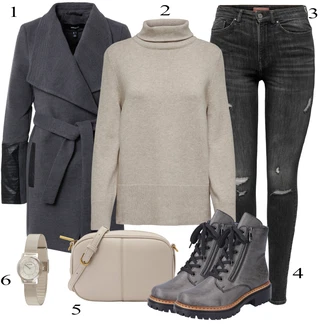 Black Outfits mit Liu Jo "Obleka za jesen"