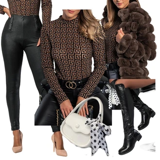 Outfit sa Crna Dugi Kaput/Kratki Kaput/Dugi kaput fenzy "Jesenski outfiti"