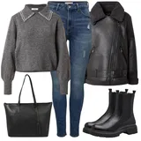 Only Kožne Jakne s Krznom Outfiti image