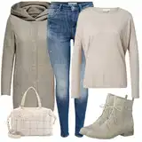 Zimski kaputi s kapuljačom na skidanje outfiti image