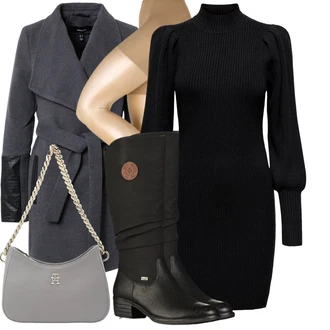Ležérní outfity Business Zima s Tmavě šedá/Tmavě modrá/Šedá Nezařazené VERO MODA "Každodenní vzhled"Look: Moderní, Business, Kancelář, Univerzitní, Chytrý příležitostný, Cool