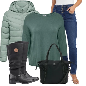 Ležérní outfity 60. Let s Černá Rieker "Lehký outfit"Look: Western, Premium, Ležérní, 60. Let, Šik, Pohodlný