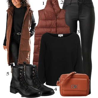 Black Outfits mit Tom Tailor "Zimski outfit"